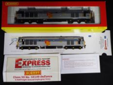 Model Railways - Hornby OO gauge Class 50 diesel Limited Edition 203 of 1000 with instructions and