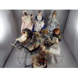 Dolls House Accessories - a good mixed collection of doll's house accessories to include eleven