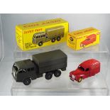 Diecast - Dinky - two diecast vehicles in original boxes comprising #471 Austin Van and #818 Camion