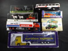 Lion Toys, Matchbox and other - seven diecast vehicles predominantly boxed,