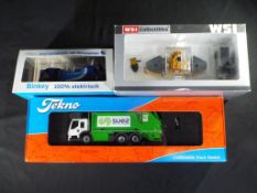 Diecast - Tekno WSI Collectibles three models, comprising Refuge Truck #004053A,