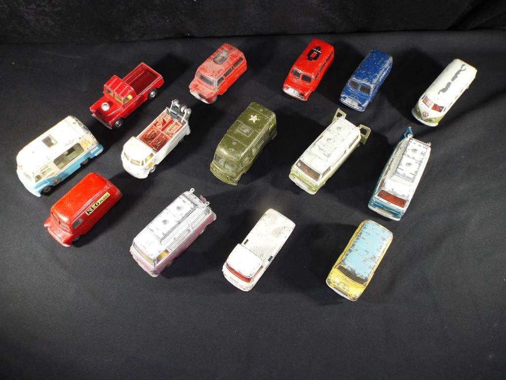 Diecast - Corgi - fourteen unboxed diecast vehicles to include Ford Thames Caravan x 3, - Image 2 of 2