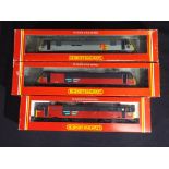 Model Railways - three Hornby OO gauge electric locomotives comprising two class 90 and a class 86,
