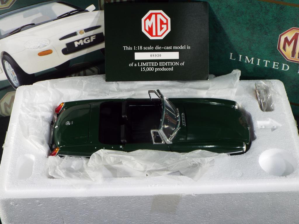 Diecast - Corgi - Corgi- Three boxed limited edition Corgi 1:18 scale diecast model MG's including - Image 2 of 4