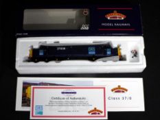 Model Railways - Bachmann OO gauge limited edition class 37 diesel locomotive,