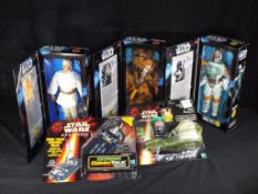 LOT WITHDRAWN (clause D applies) - Star Wars - three collectors figures in original boxes