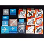 Diecast - Airfix and Schuco - sixteen diecast aeroplanes in original boxes to include 1918, 1907,