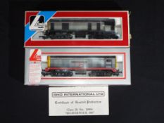 Model Railways - two Lima OO gauge Class 20 diesel locomotives, comprising 20088 and 20906,