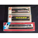 Model Railways - three Lima OO gauge diesel locomotives, comprising Class 47, Class 33 and HST,