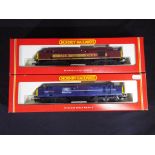 Model Railways - Hornby OO gauge, two class 37 diesels comprising R2060C and R2012A,