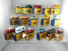 Diecast - Lesney and Matchbox - sixteen diecast vehicles in boxes to include No. 8 Ford Mustang, No.