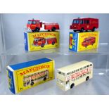 Diecast - Matchbox - three diecast vehicles in boxes comprising #29, #57 and #74,