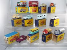 Diecast - Matchbox and Lesney - twelve diecast vehicles in boxes to include No. 32 Jaguar XK140, No.