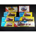 Diecast - Corgi - eight 1:50 scale diecast trucks in original boxes, including 27301, 13701, 27601,