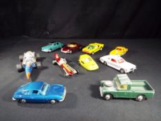 Diecast - Corgi - ten unboxed diecast vehicles to include Organ Grinder Ford Mustang, Chevrolet,