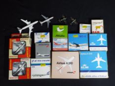 Diecast - Schabak and Airfix - seventeen diecast aeroplanes predominantly boxed to include 823/4,