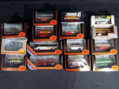 Diecast - EFE and Corgi - thirteen buses with two empty boxes to include 18303, 20302,