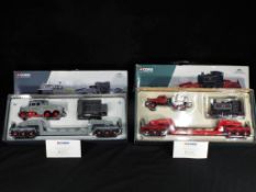 Diecast - Corgi - two Corgi heavy haulage 1:50 scale trucks in original boxes,