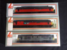 Model Railways - three Lima OO gauge diesel locomotives, comprising 47789, 47574 and 31568,