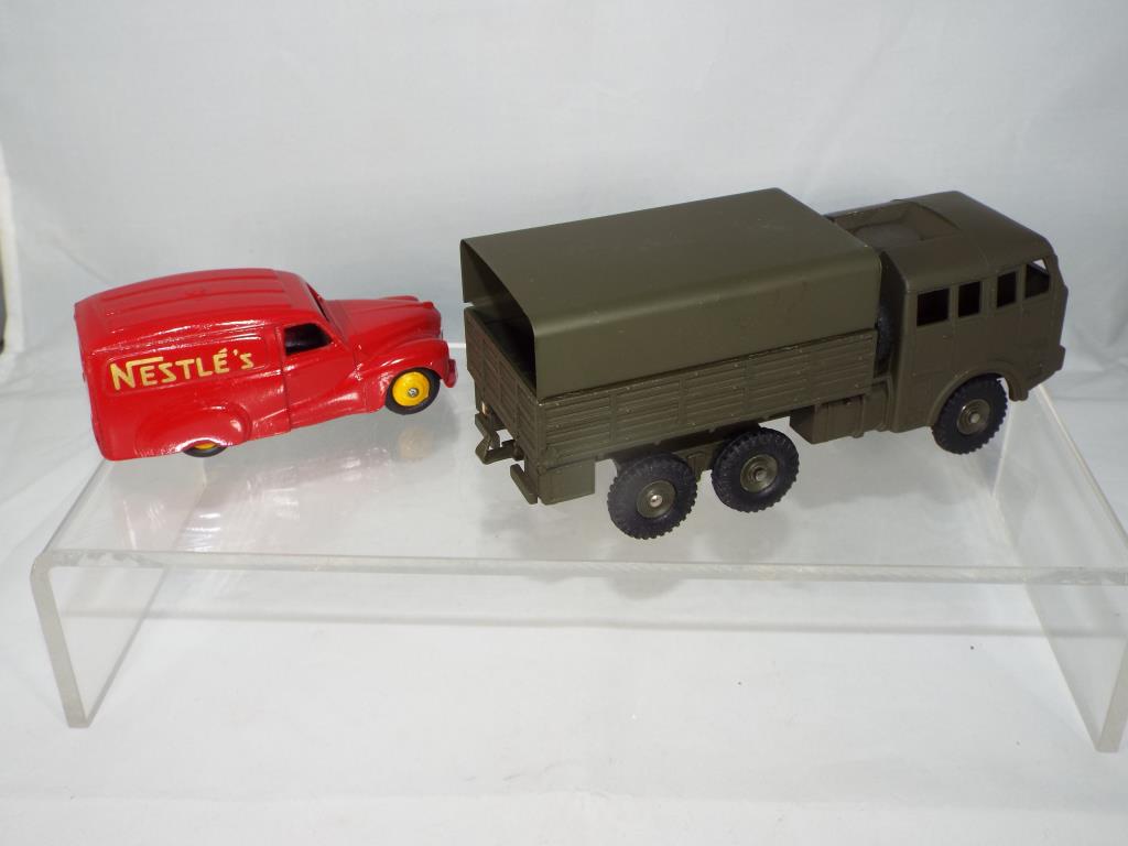 Diecast - Dinky - two diecast vehicles in original boxes comprising #471 Austin Van and #818 Camion - Image 2 of 2