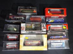 Diecast - Corgi - thirteen 1:76 scale buses in original boxes to include 44702, 41104,