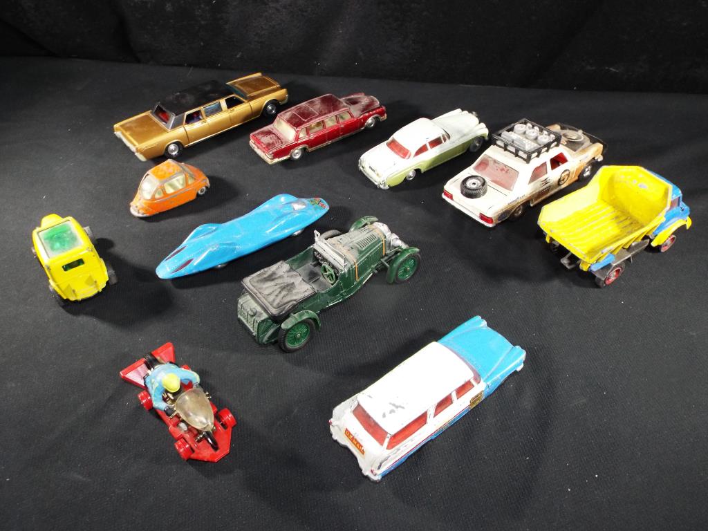 Diecast - Corgi - eleven unboxed playworn diecast vehicles to include Proteus Campbell Bluebird, - Image 2 of 2