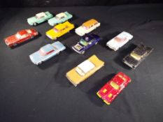 Diecast - Corgi - eleven unboxed diecast vehicles to include Oldsmobile, The Man from UNCLE,
