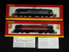 Model Railways - Hornby OO gauge, two diesel locomotives comprising R2107D and R2289E,