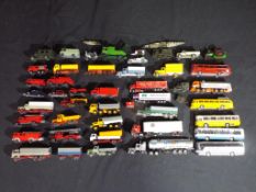 Diecast - Wiking, in excess of 40 plastic vehicles comprising fire engines, trucks,