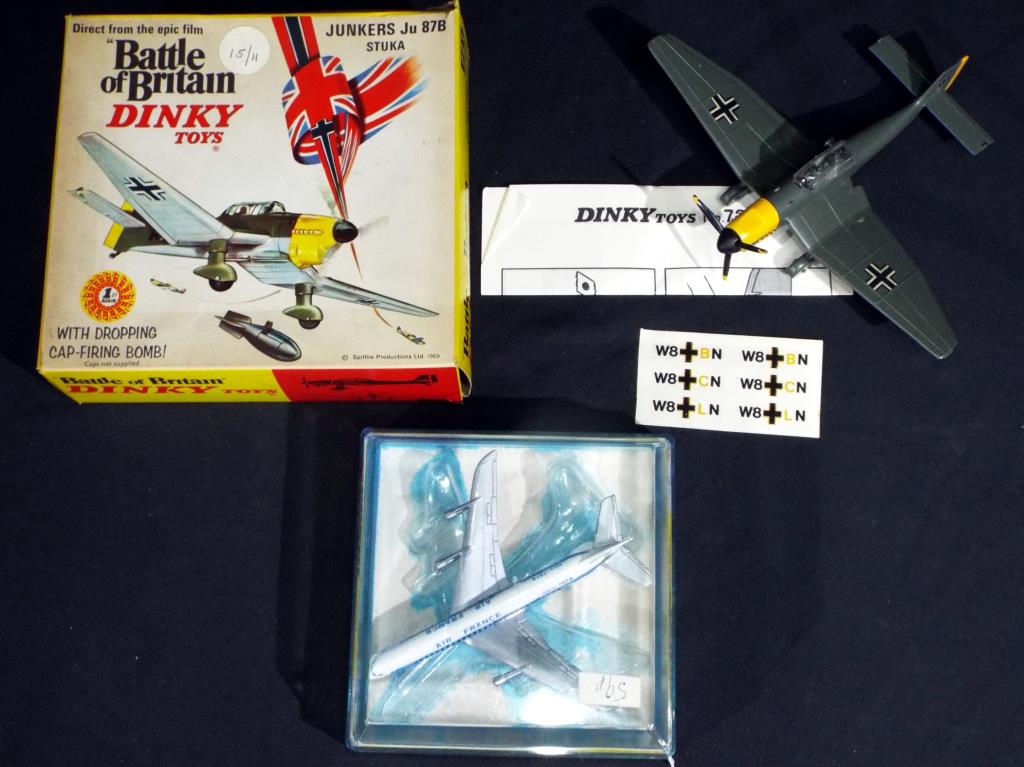Diecast - Dinky and Corgi - two aeroplanes in original boxes comprising 721 and 1310,