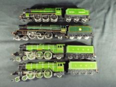 Model Railways - Hornby Mainline OO gauge four unboxed steam locomotives in playworn condition,