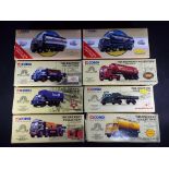 Diecast - Corgi - eight 1:50 scale diecast trucks in original boxes predominantly from Brewery