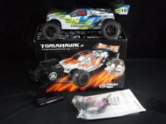 Thunder Tiger - A boxed Thunder Tiger Tomahawk 1:10th scale RC Nitro Car.