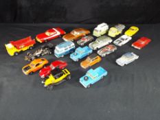 Diecast - Corgi and Dinky - twenty unboxed diecast vehicles to include Kojak, Starsky and Hutch,