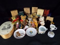 Steiff - a collection of miniature Steiff bears in the Historic Steiff Miniature Collection,