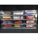 Corgi Original Omnibus - twelve diecast scale models of buses and coaches,