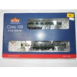 Bachmann Car Set - an OO scale boxed set comprising 2 car DMU set class 105,