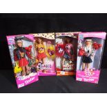 Barbie by Mattel - a collection of four boxed Barbie dolls to include Disney Minnie Mouse Barbie
