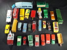 Diecast - Dinky - thirty unboxed diecast vehicles by Dinky Toys, lot include Bedford Castrol van,