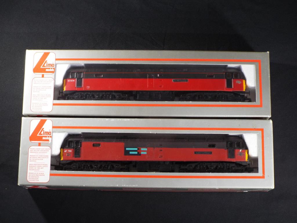 Model Railways - Lima OO gauge two Class 47 diesel locomotives, - Image 2 of 2