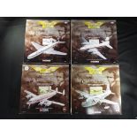 Corgi Aviation - 4 boxed 1:144 scale diecast model civil aircraft by Corgi.