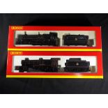 Model Railways - Hornby OO gauge - two steam locomotives both 4-6-0 comprising R2548 a Grange Class