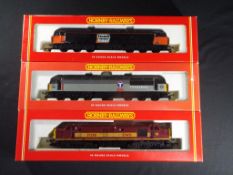 Model Railways - Hornby OO gauge three diesel locomotives, comprising 2107C,