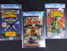 Marvel Comics - three CGC graded comics comprising 4/66 X-Men # 19, 6.