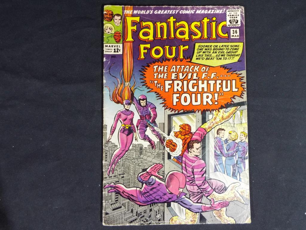 Fantastic Four - #36 March 1965, Marvel Comics, cents copy,