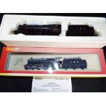 Hornby - an OO scale model locomotive 4-6-0 class 5P5F op no 5055, LMS livery, super detail,