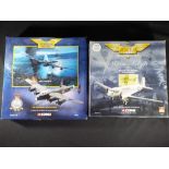 Diecast - Corgi - two 1/44 scale airplanes in original boxes, including 47101 and 47304,