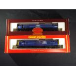 Model Railways - Hornby OO gauge - two diesel locomotives in Mainline livery comprising #R2011A and