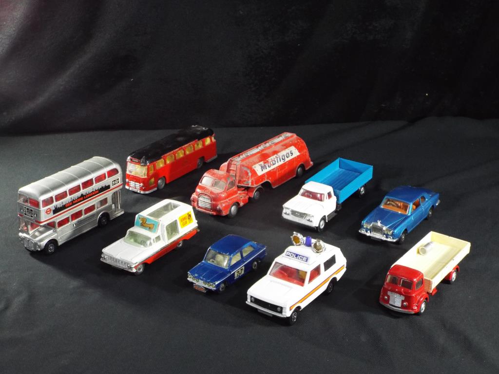 Diecast - Corgi - nine unboxed Corgi diecast vehicles, including Chevrolet Impala Kennel Club,