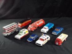 Diecast - Corgi - nine unboxed Corgi diecast vehicles, including Chevrolet Impala Kennel Club,